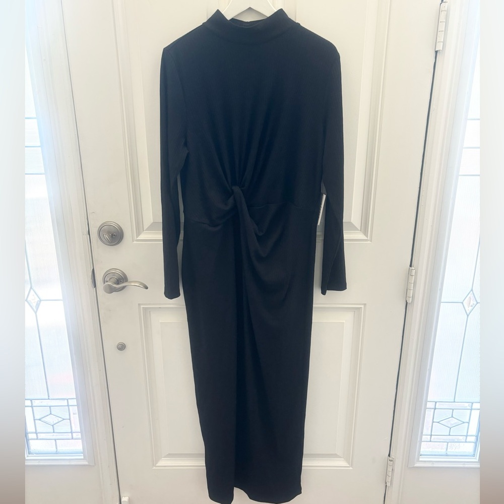 NWT Eloquii Twist Detail Ribbed Dress 18/20